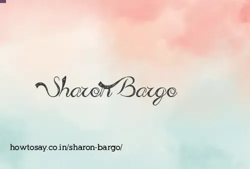 Sharon Bargo
