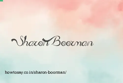 Sharon Boorman