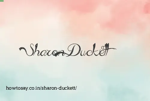 Sharon Duckett