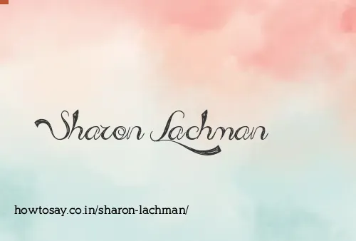Sharon Lachman