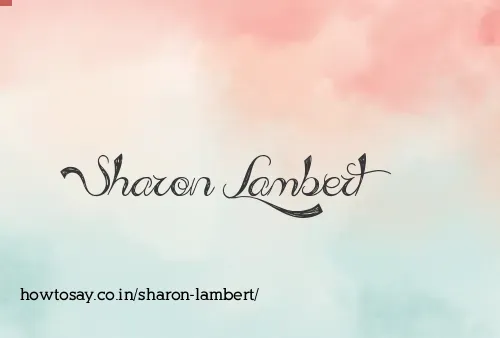 Sharon Lambert