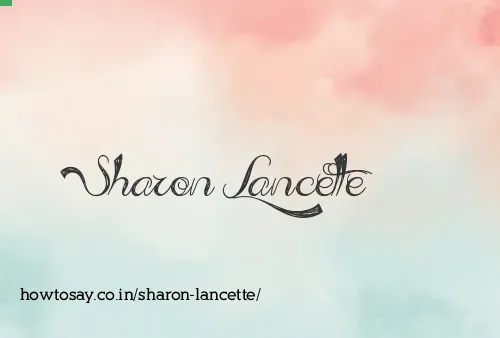 Sharon Lancette