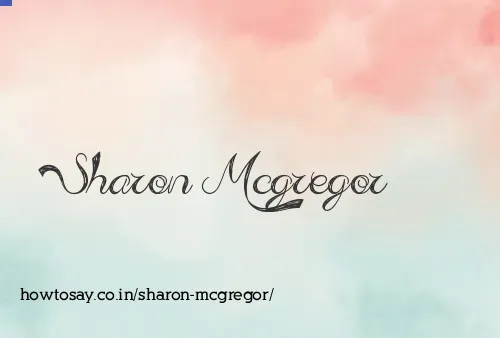 Sharon Mcgregor