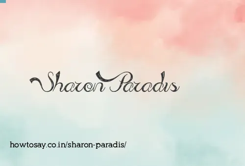 Sharon Paradis