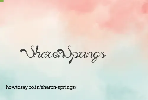 Sharon Springs
