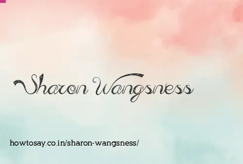 Sharon Wangsness