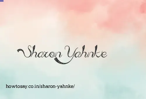 Sharon Yahnke