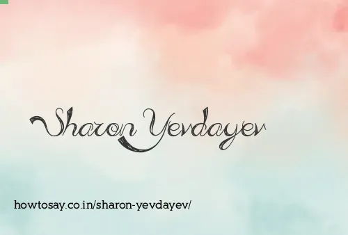 Sharon Yevdayev