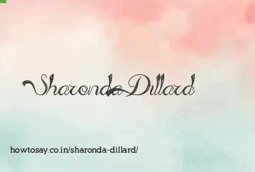 Sharonda Dillard