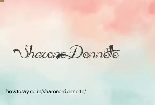 Sharone Donnette