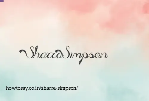 Sharra Simpson