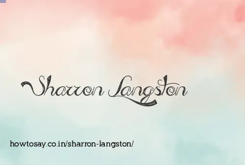 Sharron Langston