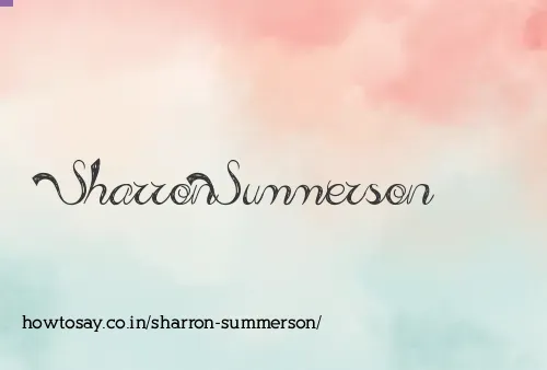 Sharron Summerson