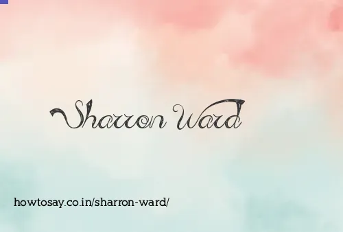 Sharron Ward