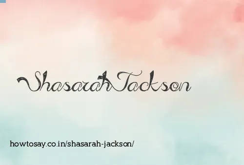 Shasarah Jackson