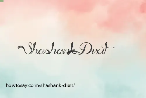 Shashank Dixit