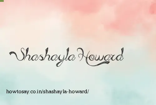 Shashayla Howard
