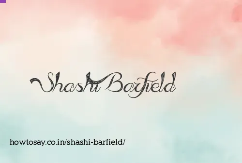 Shashi Barfield