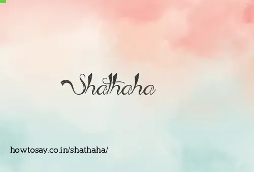 Shathaha