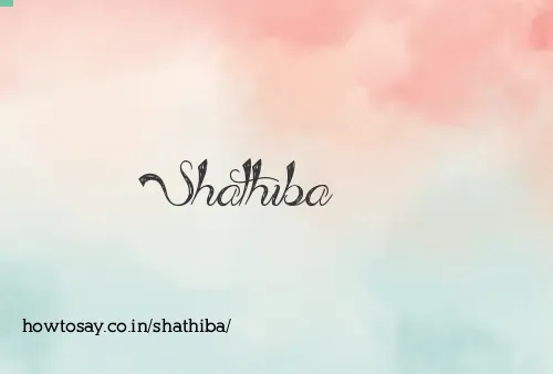 Shathiba