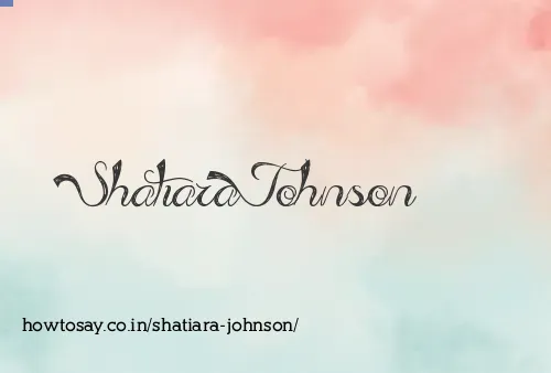 Shatiara Johnson