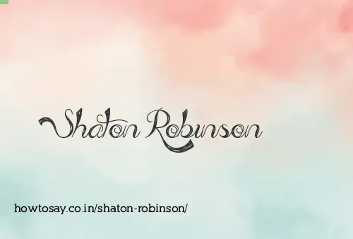 Shaton Robinson