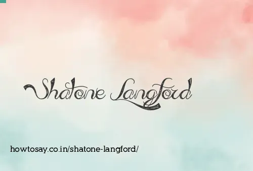 Shatone Langford