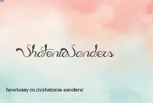 Shatonia Sanders