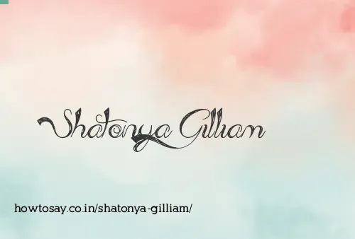 Shatonya Gilliam