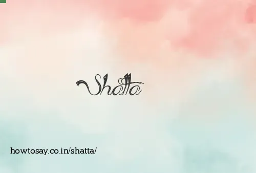 Shatta