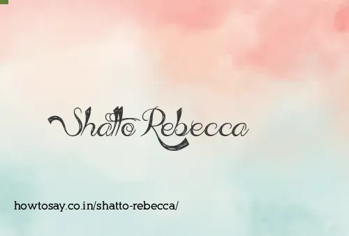 Shatto Rebecca