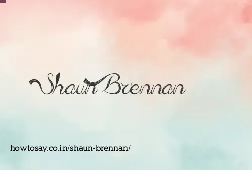 Shaun Brennan