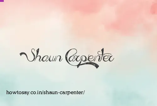 Shaun Carpenter