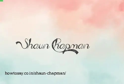 Shaun Chapman