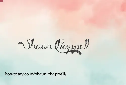 Shaun Chappell
