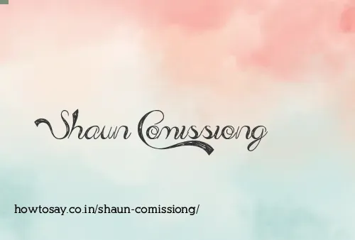 Shaun Comissiong