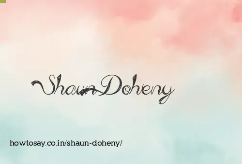Shaun Doheny