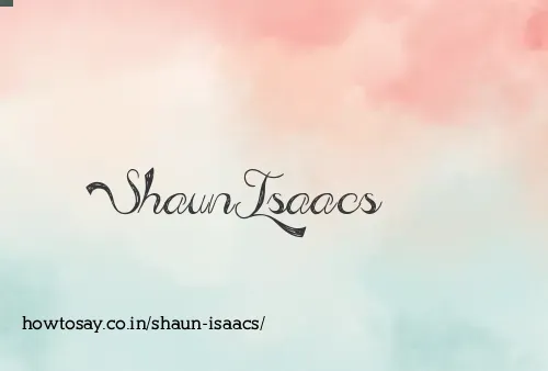 Shaun Isaacs