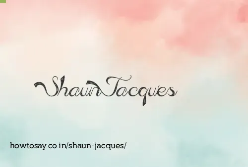 Shaun Jacques