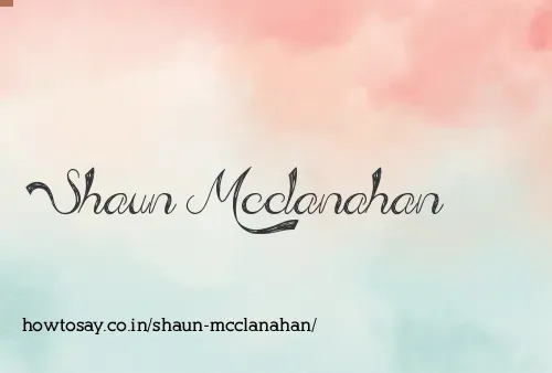 Shaun Mcclanahan