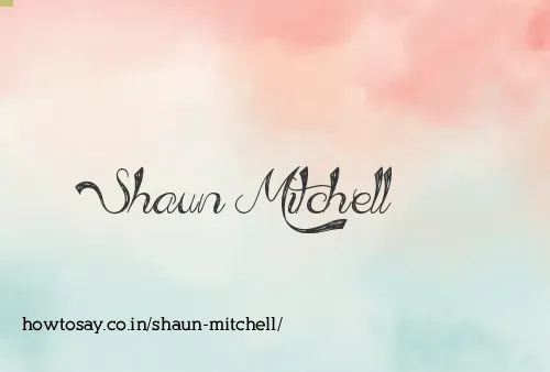 Shaun Mitchell