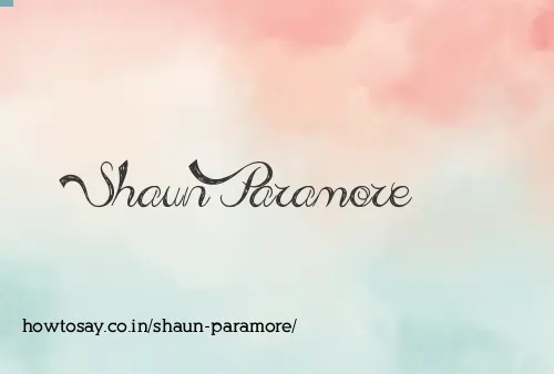 Shaun Paramore