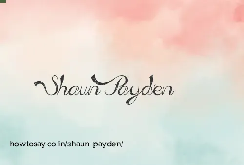 Shaun Payden