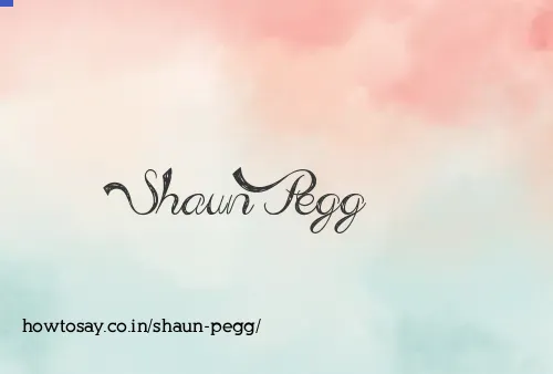 Shaun Pegg