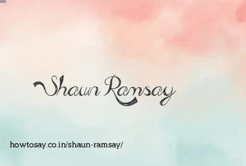 Shaun Ramsay