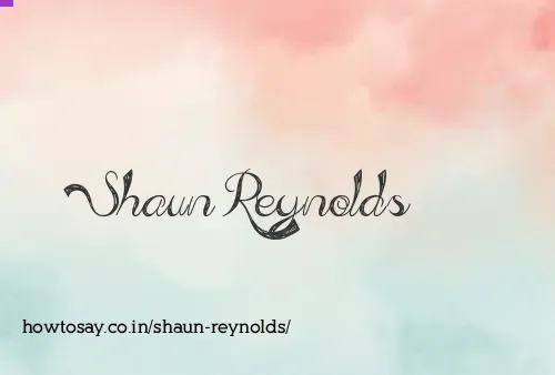 Shaun Reynolds