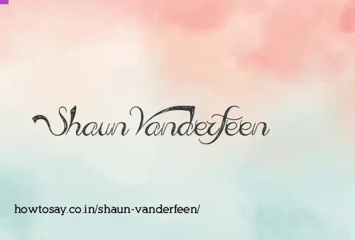 Shaun Vanderfeen