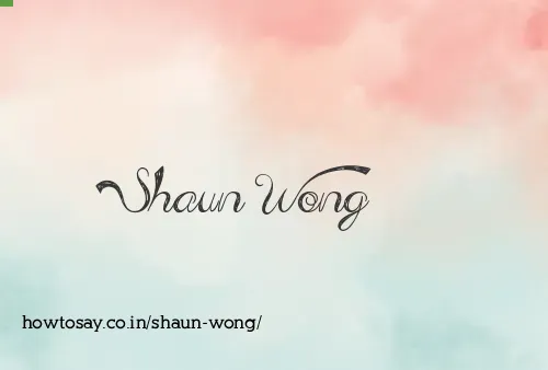 Shaun Wong