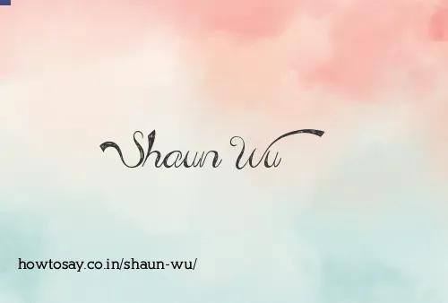 Shaun Wu