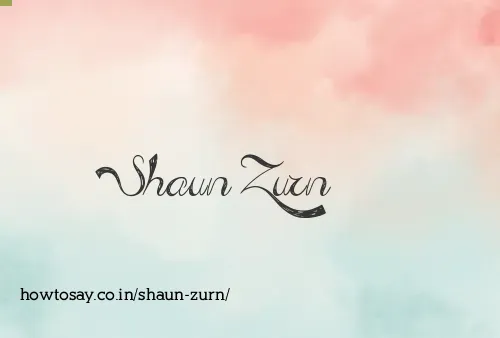 Shaun Zurn
